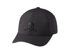 Volvik Golf Embroidered Skull Cap -Golf Club Sales 0004 Skull embroidery cap black