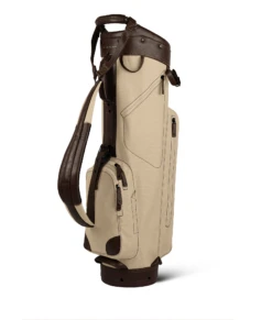 Sun Mountain Golf Canvas & Leather Cart Bag -Golf Club Sales 190738CanvasLeatherCartNatural Brown