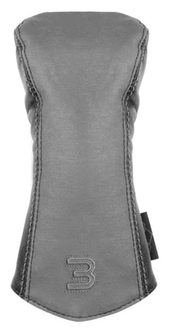 Sun Mountain Golf Canvas & Leather Head Covers -Golf Club Sales 190754CanvasLeatherHeadcoverSlate Black3