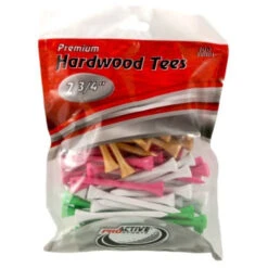 ProActive Premium Sports Hardwood Golf Tees 2.75" -Golf Club Sales 2.75 Mixed 100