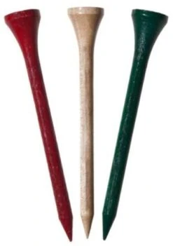 ProActive Premium Sports Hardwood Golf Tees 2.75" 250 Count 7 ProActive Premium Sports Hardwood Golf Tees 2.75" 250 Count -Golf Club Sales 2.75 Mixed Colors 250