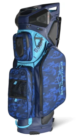 Sun Mountain 2023 Boom Bag Golf Cart Bag With Speakers -Golf Club Sales 2023 BoomCart 230394 navy navy camo ocean