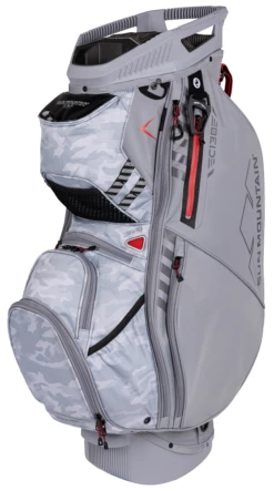 Sun Mountain 2023 C-130 14-Way Divided Golf Cart Bag -Golf Club Sales 2023 C130 230300 cadet gray camo red