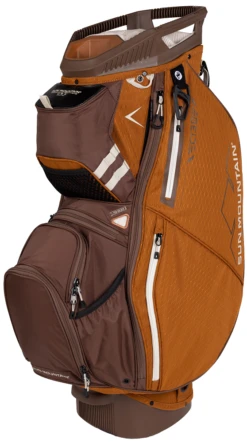 Sun Mountain 2023 C-130 14-Way Divided Golf Cart Bag -Golf Club Sales 2023 C130 230303 pecan java beach