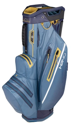 Sun Mountain Golf 2023 H2NO Lite Waterproof Cart Bag -Golf Club Sales 2023 H2NOCart 230685 navy spruce aztec