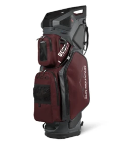 Sun Mountain 2022 Boom Bag Golf Cart Bag With Speakers -Golf Club Sales 210412BoomBagGray Garnet Black