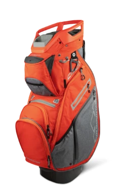 Sun Mountain C-130 14-Way Divided Golf Cart Bag -Golf Club Sales 220308 C130 Carbon Inferno