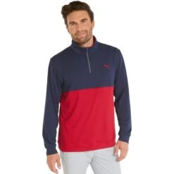 Puma Men's Gamer ColorBlock 1/4 Zip Golf Jacket -Golf Club Sales 3 8deab46f ab1c 4390 8f8d 04f9685dbc94