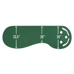 Intech Golf 3 Hole Portable Golf Putting Mat -Golf Club Sales 3 Hole Portable Putting Mat 4