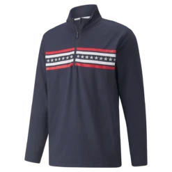 Puma Men's Volition Independence 1/4 Zip Golf Jacket -Golf Club Sales 4