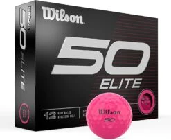 Wilson Staff 50 Elite Golf Balls -Golf Club Sales 50Elite Pink 0 5c382f71 8505 446d 953e 827de1a4169b