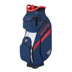 Wilson Staff EXO II Golf Cart Bags -Golf Club Sales 5537dd395b99fd6943e8a6ebf6b013c965e6801d WGB6650NA 0 WS EXO II CART NA RD WH