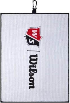 Wilson Staff Tri-Fold Waffle Golf Towel - White - 16" X 21" -Golf Club Sales 71IwcNfvKeL. AC SL1500