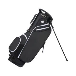 Wilson Staff "W" Carry Golf Bag -Golf Club Sales 9fdc4028e8b0a43fadb858bea0f3c5832da25fcd WGB3309BL W CARRY BLACK v2
