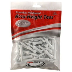 ProActive Sports Premium Hardwood Accu-Height Golf Tees -Golf Club Sales Accu Height Tees 2.125 a