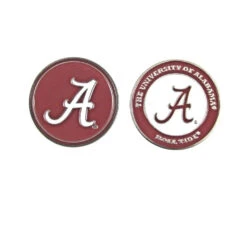 NCAA Double Sided Collegiate Golf Ball Marker Coins -Golf Club Sales Alabama 1