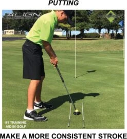 MVP Sport Golf Alignment Sticks 2-Pack -Golf Club Sales AlignmentRods Red 10