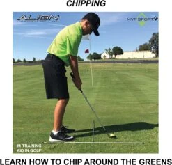 MVP Sport Golf Alignment Sticks 2-Pack -Golf Club Sales AlignmentRods Red 8