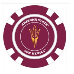 Team Golf NCAA Magnetic Poker Chip Ball Markers -Golf Club Sales ArizonaState1