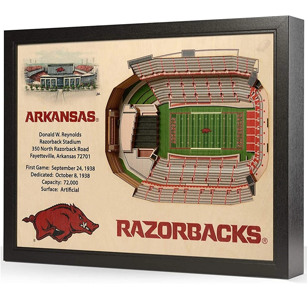 YouTheFan! NCAA 25-Layer StadiumView Wall Art 3 YouTheFan! NCAA 25-Layer StadiumView Wall Art