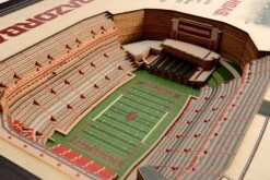 YouTheFan! NCAA 25-Layer StadiumView Wall Art 9 YouTheFan! NCAA 25-Layer StadiumView Wall Art -Golf Club Sales ArkansasRazorbacks2