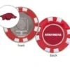 WinCraft Team Effort Arkansas Razorbacks Magnetic Poker Chip Ball Marker 1 WinCraft Team Effort Arkansas Razorbacks Magnetic Poker Chip Ball Marker -Golf Club Sales Arkansas Poker Chip Wincraft 099606235404