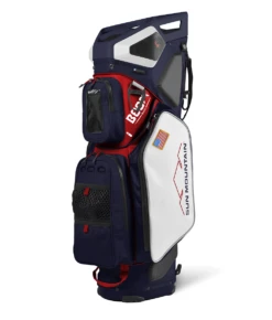 Sun Mountain 2022 Boom Bag Golf Cart Bag With Speakers -Golf Club Sales BOOM BAG NAVY WHITE RED