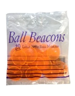 Beacons Large Neon Golf Ball Markers -Golf Club Sales Ball Beacons Orange