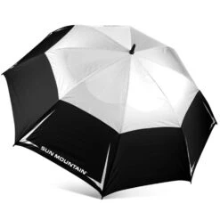 Sun Mountain Golf 68" Manual Umbrella -Golf Club Sales Black White