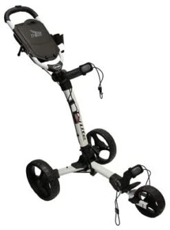 Axglo Golf TriLite 3 Wheel Push Cart -Golf Club Sales BlackWhite