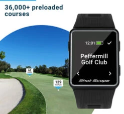 Shot Scope Golf G3 GPS Watch -Golf Club Sales Black G3 Product 480x441 Desktop 6