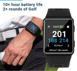 Shot Scope Golf G3 GPS Watch -Golf Club Sales Black G3 Product 480x441 Desktop 7