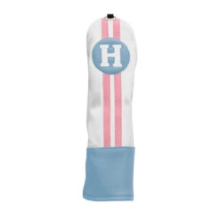 Sahara Retro Vintage Hybrid Headcovers -Golf Club Sales Blue White Pink Hybrid