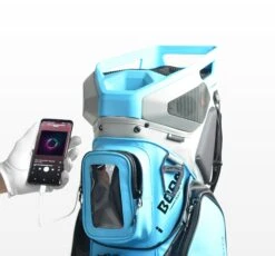 Sun Mountain 2022 Boom Bag Golf Cart Bag With Speakers -Golf Club Sales BoomBagPhone2