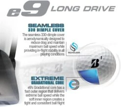 Bridgestone E9 Long Drive Golf Balls 10 Bridgestone E9 Long Drive Golf Balls -Golf Club Sales Bridgestonee9LongDrive 3