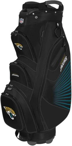 NFL The Bucket II Team Effort Cart Bag -Golf Club Sales Bucket II Cart Bag Jacksonville Jaguars