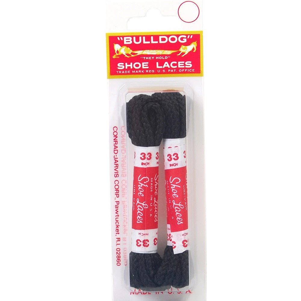 BullDog Shoe Laces (33" Black, Braided) 3 BullDog Shoe Laces (33" Black, Braided)