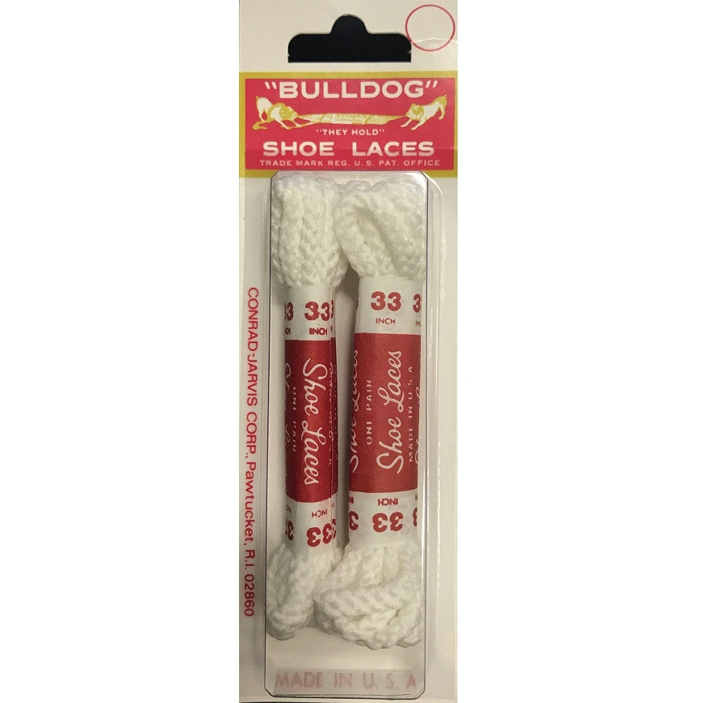 BullDog Shoe Laces (33" White, Braided) 3 BullDog Shoe Laces (33" White, Braided)