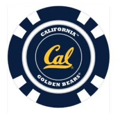 Team Golf NCAA Magnetic Poker Chip Ball Markers -Golf Club Sales Cal1