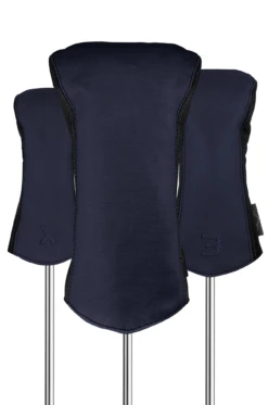 Sun Mountain Golf Canvas & Leather Head Covers -Golf Club Sales CanvasLeatherHeadcoverNavy Black