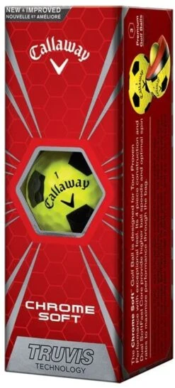 Callaway Chrome Soft Truvis Golf Balls -Golf Club Sales ChromeSoft 5995589 2