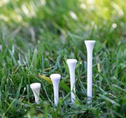 Pride Sports Wood Golf Tees - 2.125" 10 Pride Sports Wood Golf Tees - 2.125" -Golf Club Sales Classic Wood Tee 2.125 125 count White 2