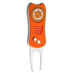 Team Golf Retractable Switchblade Switchfix Divot Tool Ball Marker - NCAA -Golf Club Sales Clemson 5761ef9e 0434 49d5 a3ed d47461481b72