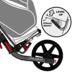 Clicgear Golf Push Cart Accessories -Golf Club Sales Clicgear Bag Booser