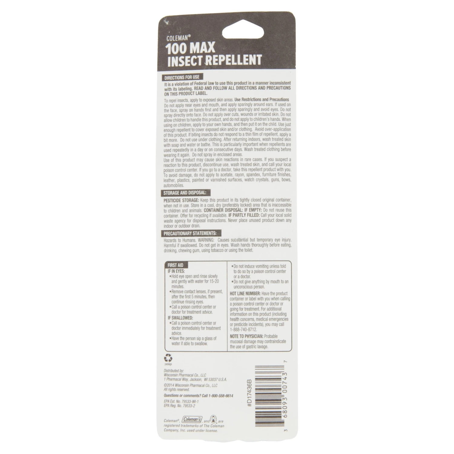 Coleman 100 Max Insect Repellent GoReady Pen 4 Coleman 100 Max Insect Repellent GoReady Pen - Image 2