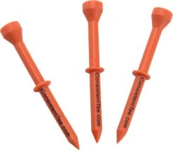 Consistent Tee Golf Tees 10 Pack - 3.25" -Golf Club Sales ConsistentTees Orange2