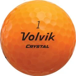 Volvik Crystal Focus Colored Golf Balls -Golf Club Sales CrystalFocus2022 OrangeBall