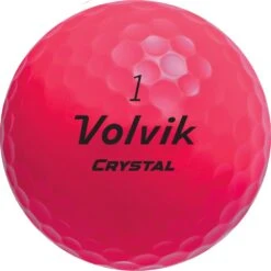 Volvik Crystal Focus Colored Golf Balls -Golf Club Sales CrystalFocus2022 PinkBall