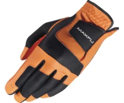 Maxfli Universal Fit Color Golf Gloves -Golf Club Sales Fit Glove Orange 1