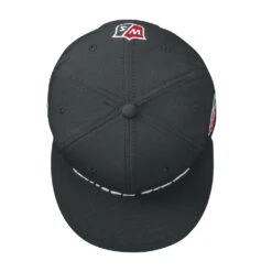 Wilson Staff Golf Flat Brim Tour Caps - Assorted Colors -Golf Club Sales Flat Brim Black 3